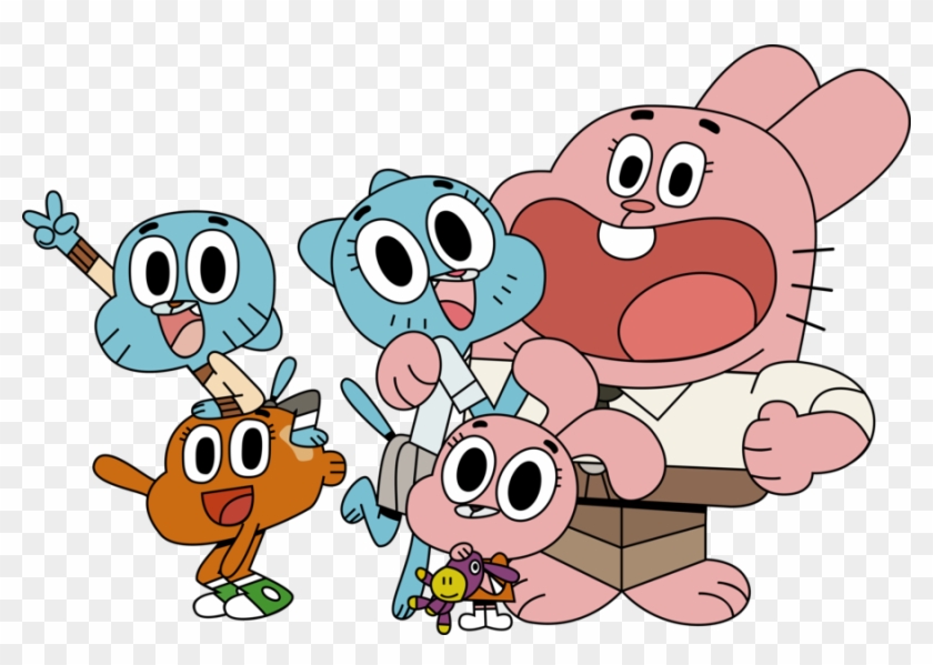 Gumball Watterson Clipart and Darwin Watterson Cartoon Characters PNG  High-quality, Vector Images Instant Download 