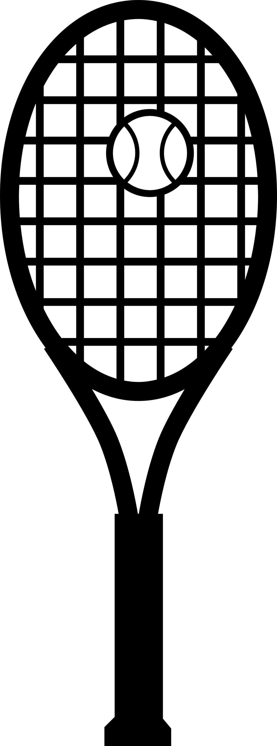 White tennis ball icon on black background, minimalist vector-style design.
