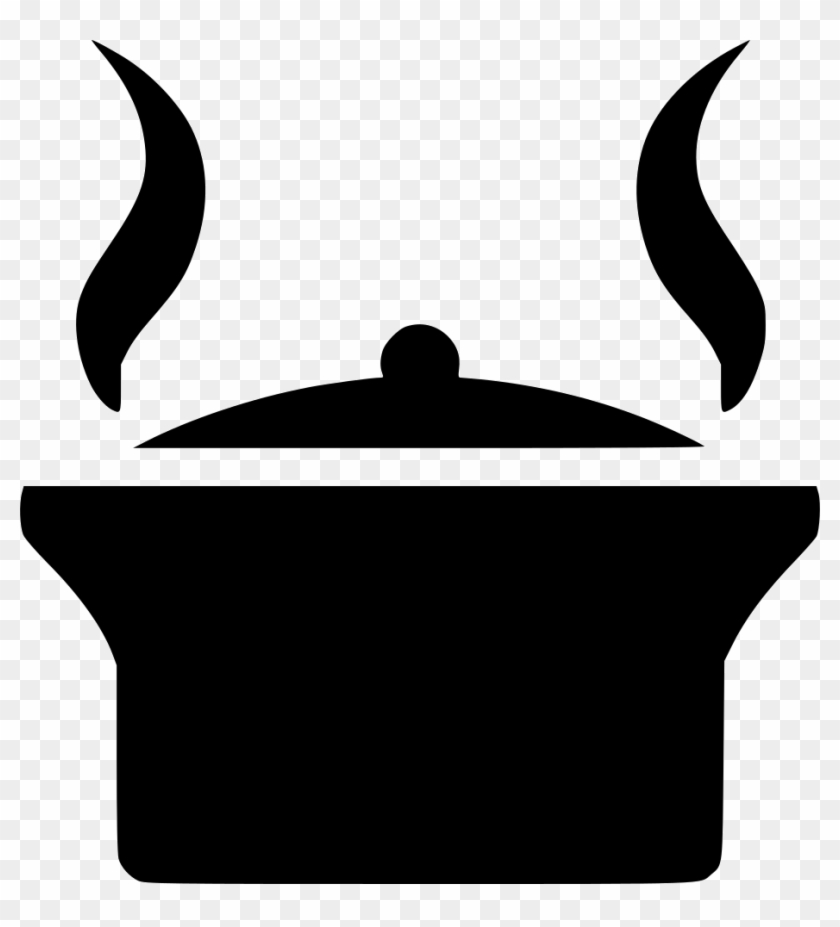 Steaming Pot Icon - Cooking and Hot Food Symbol