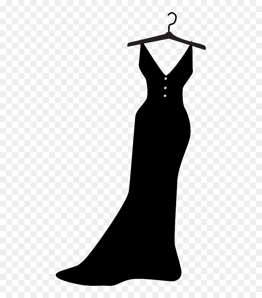 Little Black Dress Wedding Dress Clip Art, PNG, 456x593px, Little ...