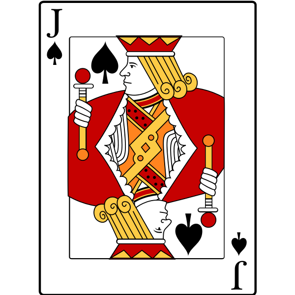 Jack of Spades Playing Card - Classic Bicycle Design & Symbolism