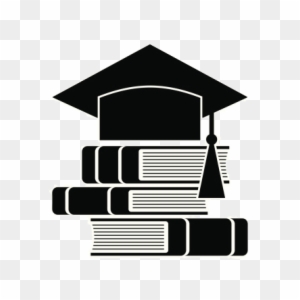 Academic Excellence and Education Symbol - Graduation Cap on Books