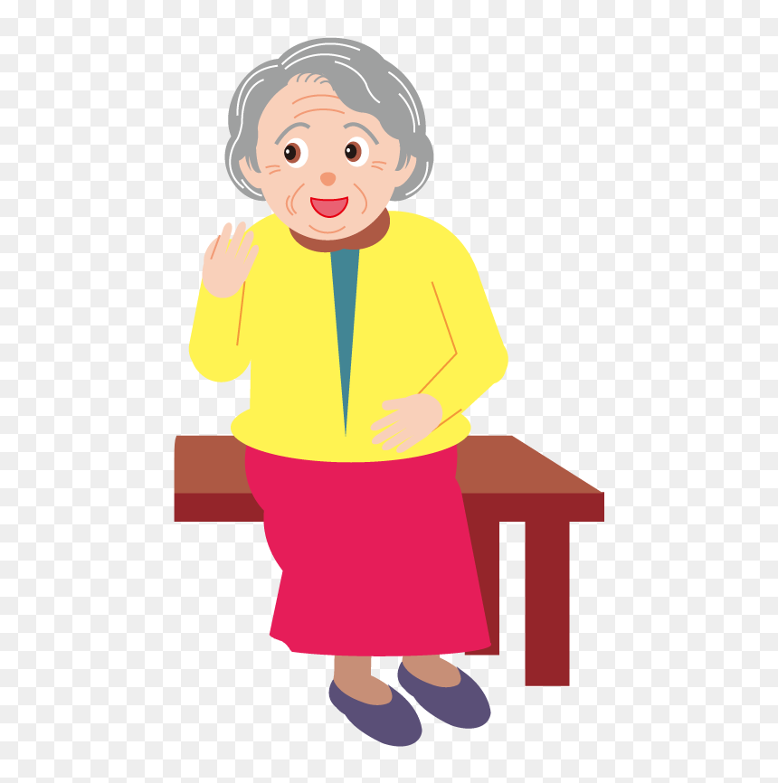 Elderly People Clipart Vector, Two Cute Elderly People Clipart - Clip ...