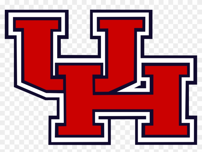 University of Houston interlocking UH logo in red, white, and navy blue.