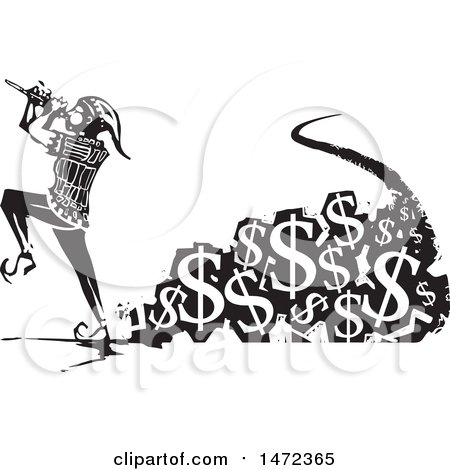 Warrior Against Financial Overwhelm - Symbolic Illustration
