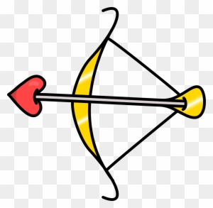Cupid’s Bow and Arrow Illustration - Love Symbol Clipart