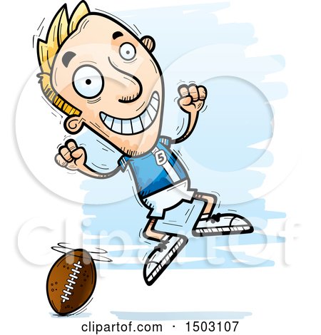 Fun Football Cartoon for Kids - Playful Sports Illustration