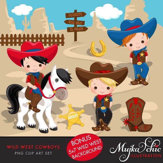 girl cowboys - Clip Art Library