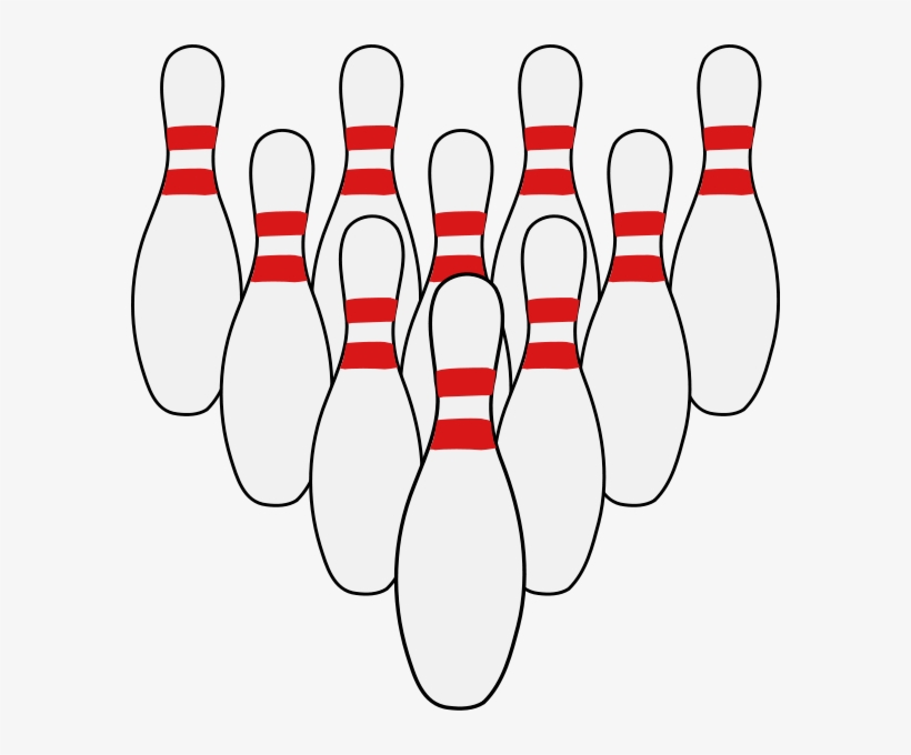 Bowling Pins Diagram - Standard Setup for Ten-Pin Bowling
