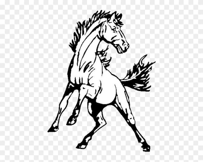 clipart of mustang horse