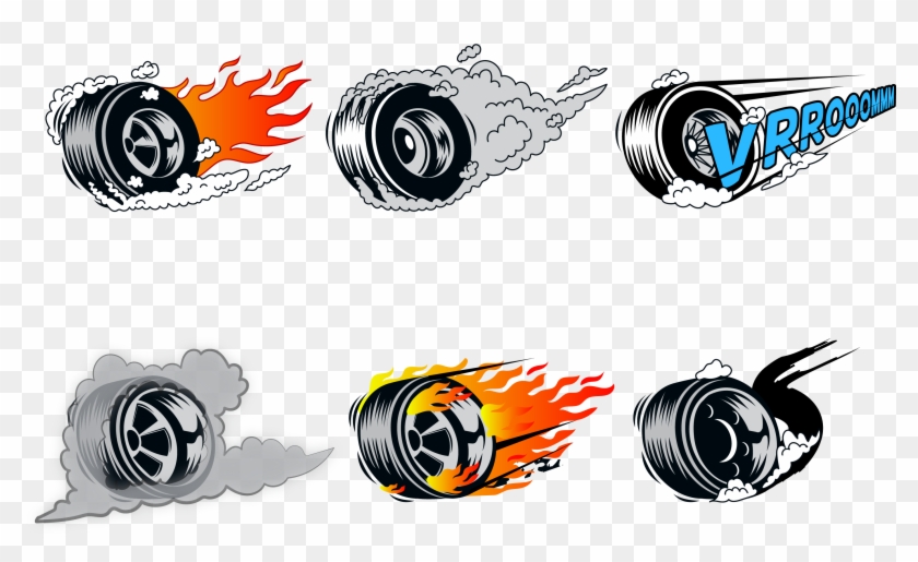 tire burnout clipart - Clip Art Library