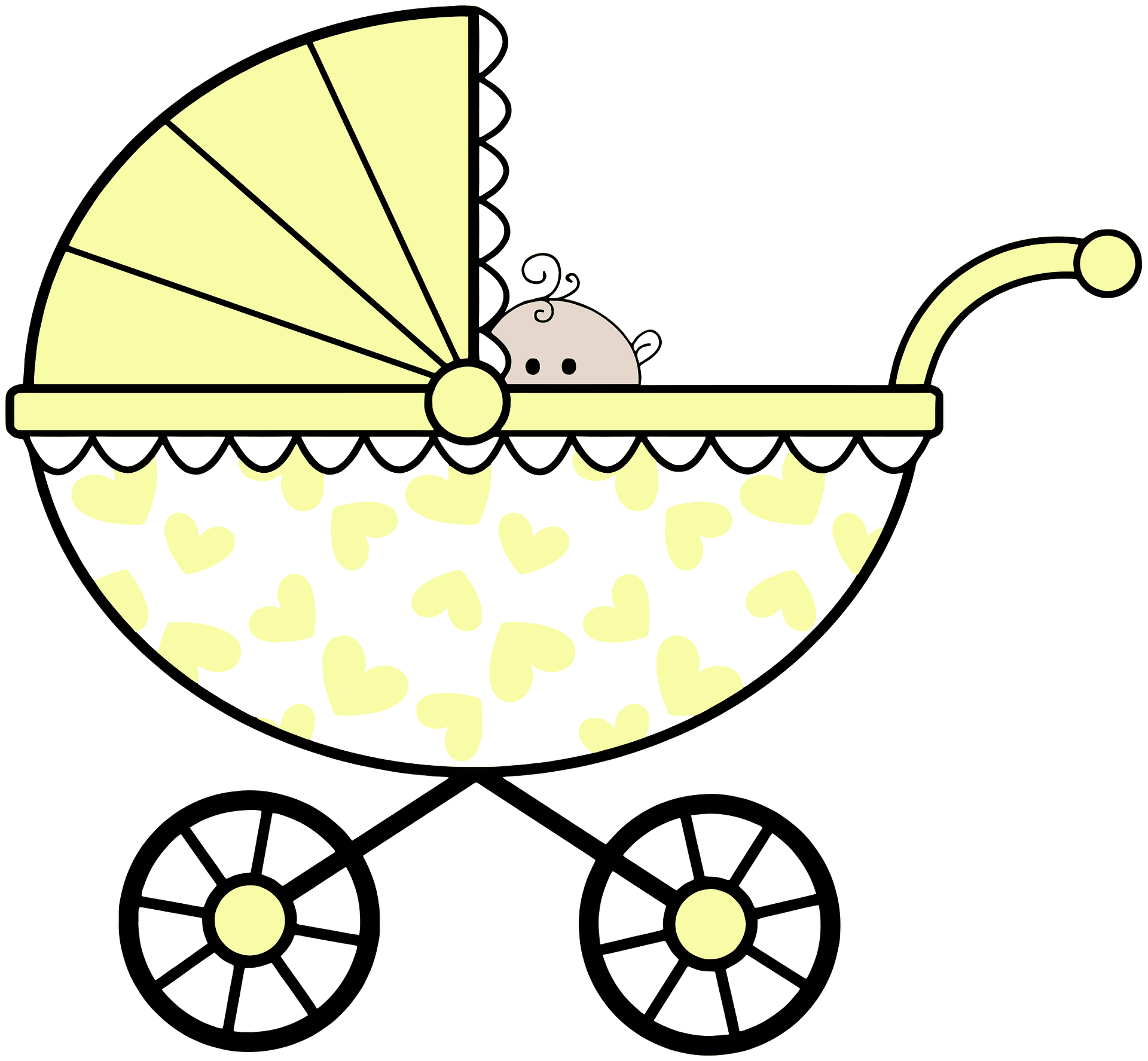 Free Yellow Stroller Cliparts, Download Free Yellow Stroller 