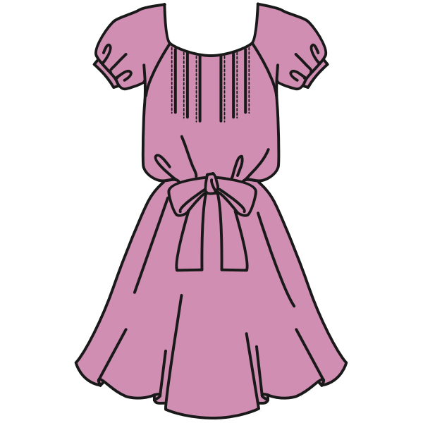 pink dresss