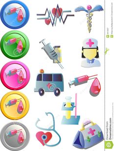 Medical Icons Set - Healthcare Symbols for Websites and Apps
