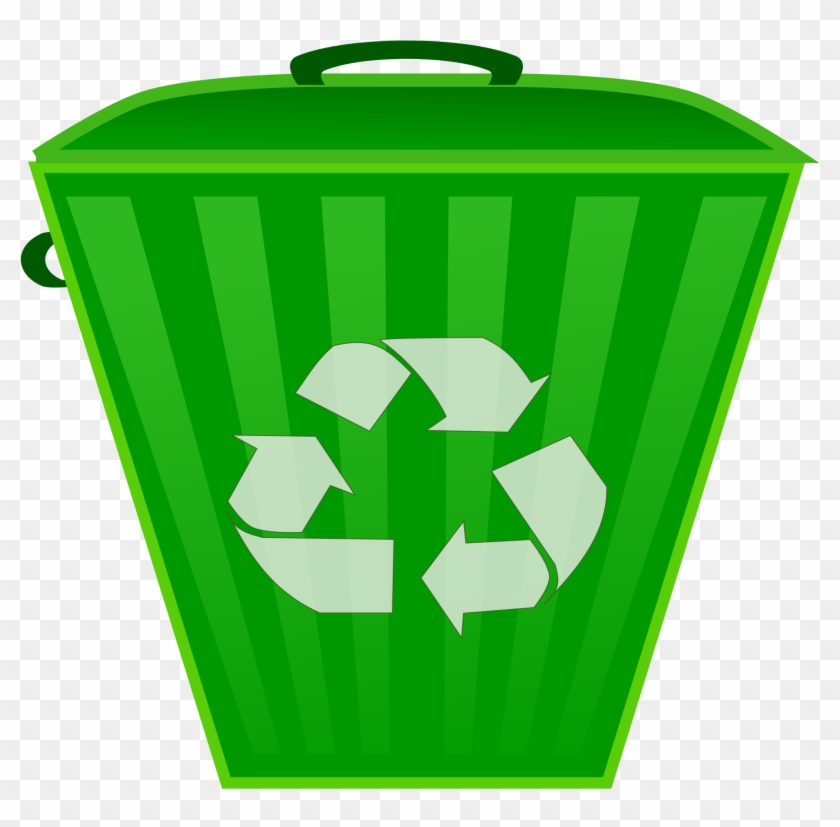 Recycling Bin Icon Free Vector Illustration For Environmental Content 