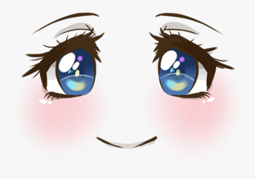 Anime Face Expressions and Eyes Clipart. Graphic by NadineStore