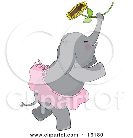 ballerina elephants - Clip Art Library