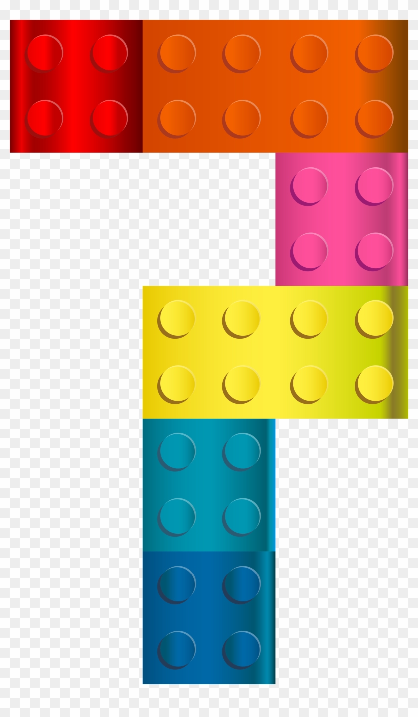 Colorful LEGO-style blocks arranged in a T-shape on transparent background.