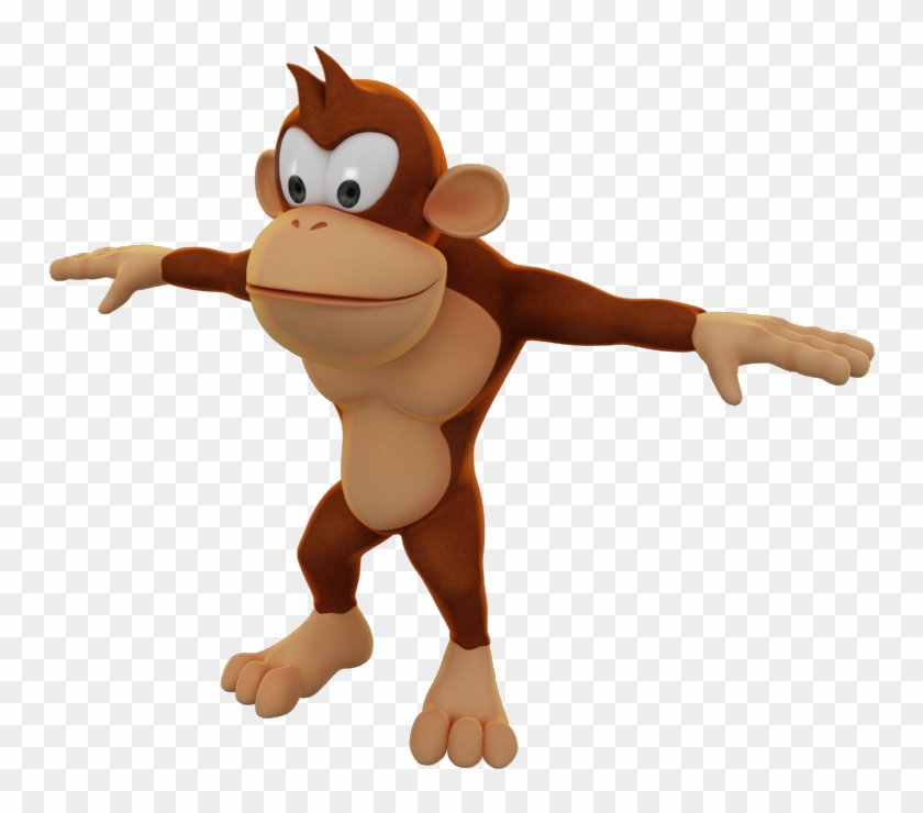 Friendly 3D Monkey Character - Free Transparent PNG Asset