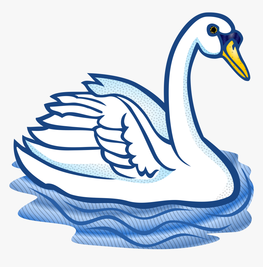 Elegant Swan Illustration - Free Vector Clipart for Nature & Design Projects