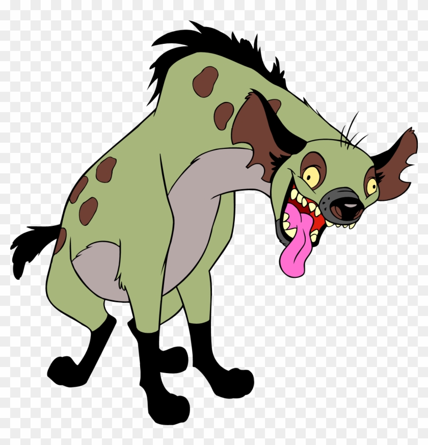 Animated Hyena Character - Playful Yet Menacing Cartoon Design
