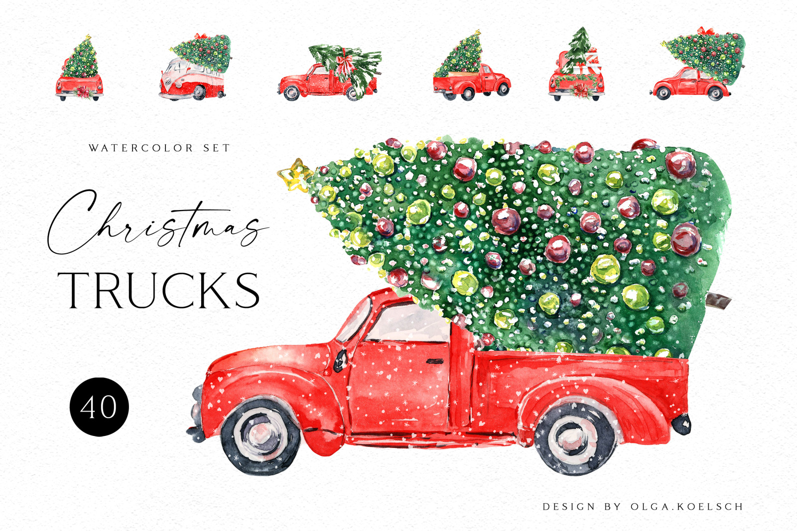 Transparent Trucks Christmas - Truck With Tree Svg - Free - Clip Art ...