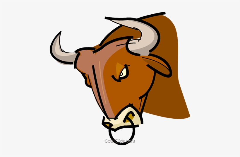 Bull Head Clipart - Free Vector Illustration for Farming, Sports & Branding
