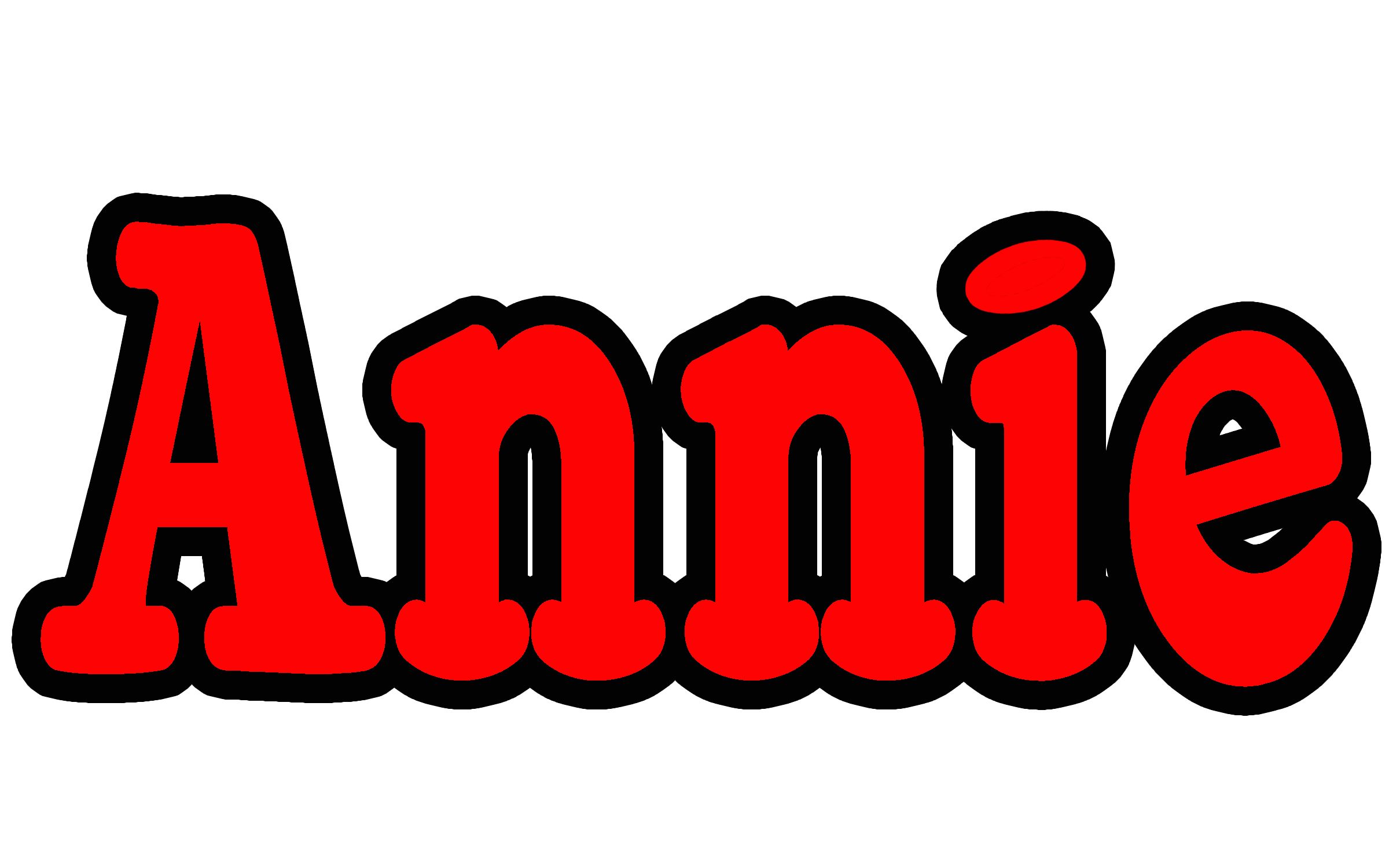 annie logos - Clip Art Library
