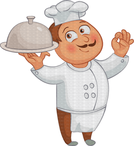 Friendly Chef Character Illustration for Culinary Websites