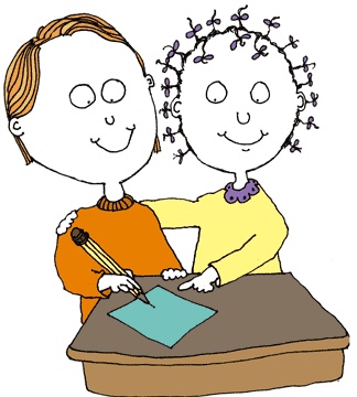 Kids Collaborating on Art Project - Illustration for Education & Creativity