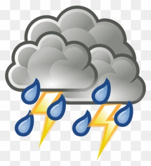 Thunderstorm Weather Icon - Free PNG for Forecast & Apps