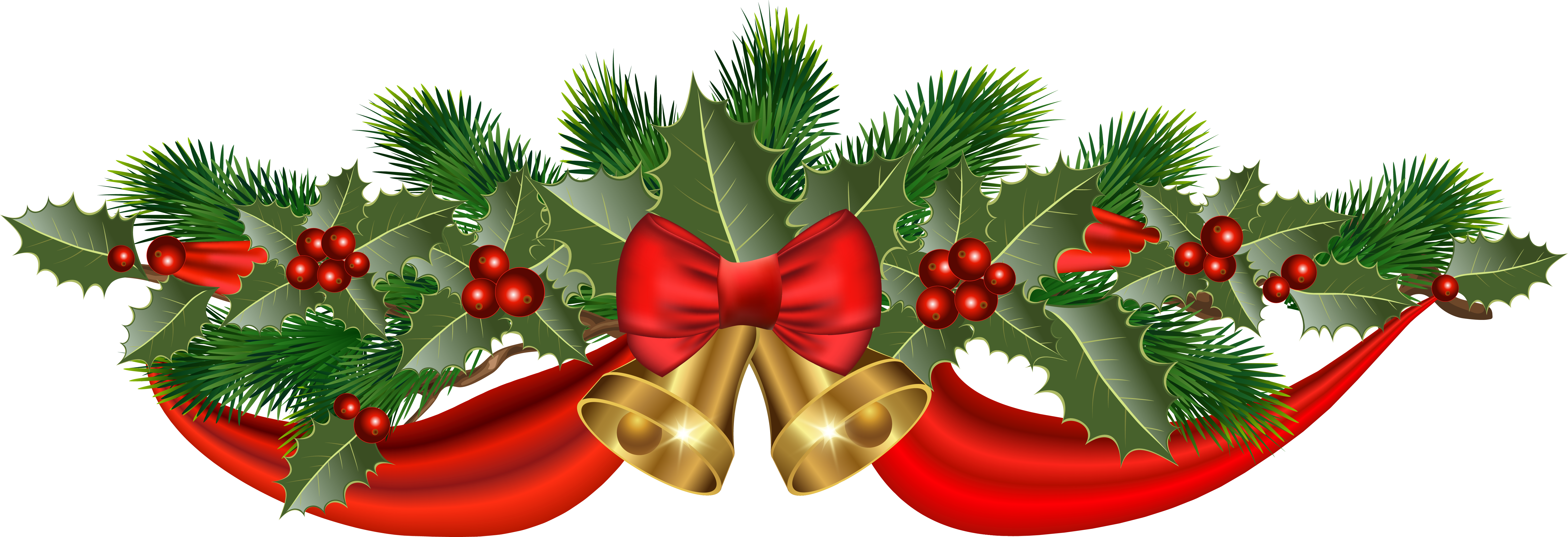 Red Christmas Bow clipart. Free download transparent .PNG