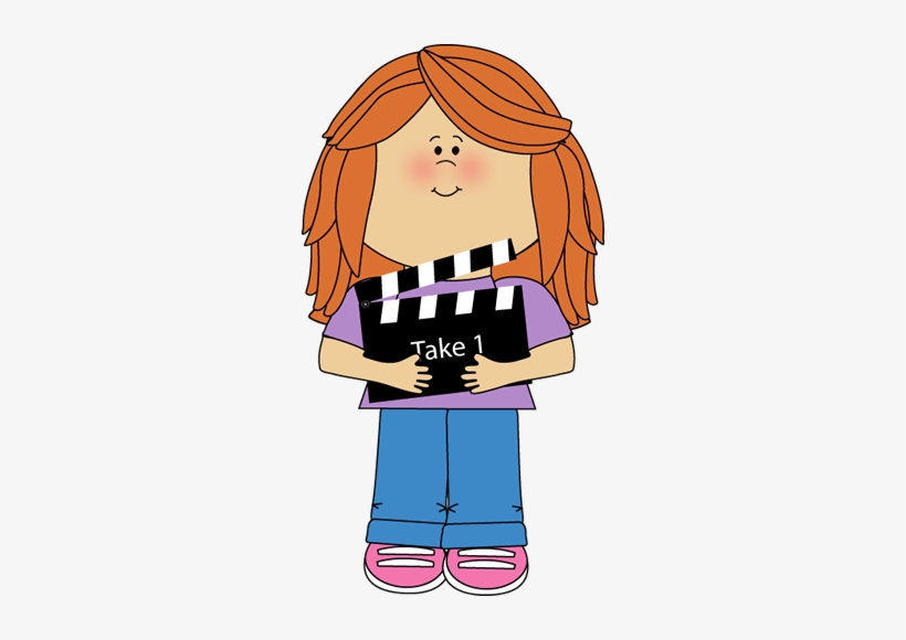 Royalty-Free (RF) Clip Art Illustration of a Film Strip Over