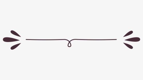 Decorative horizontal divider with symmetrical leaf-like flourishes and a central knot.