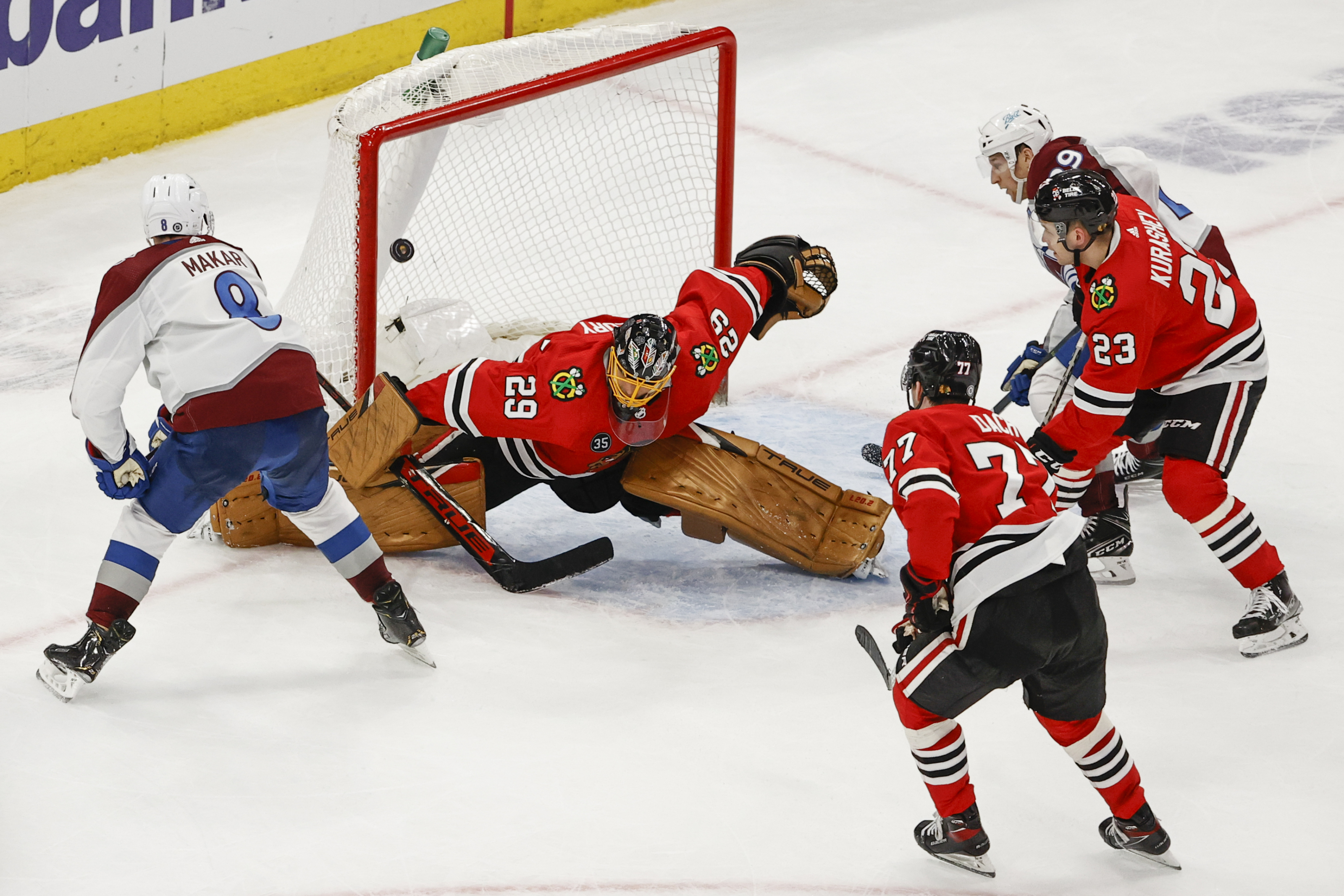 Blackhawks vs. Avalanche Goalie Save - High-Stakes NHL Playoff Moment