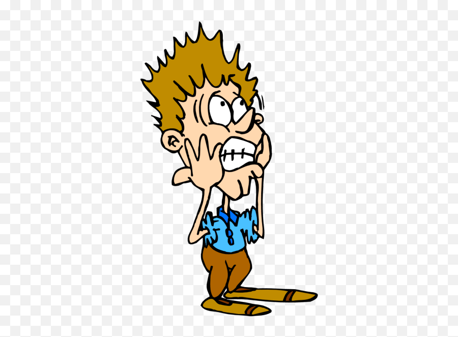 Shocked Cartoon Character - Free PNG Clipart for Humor & Expression