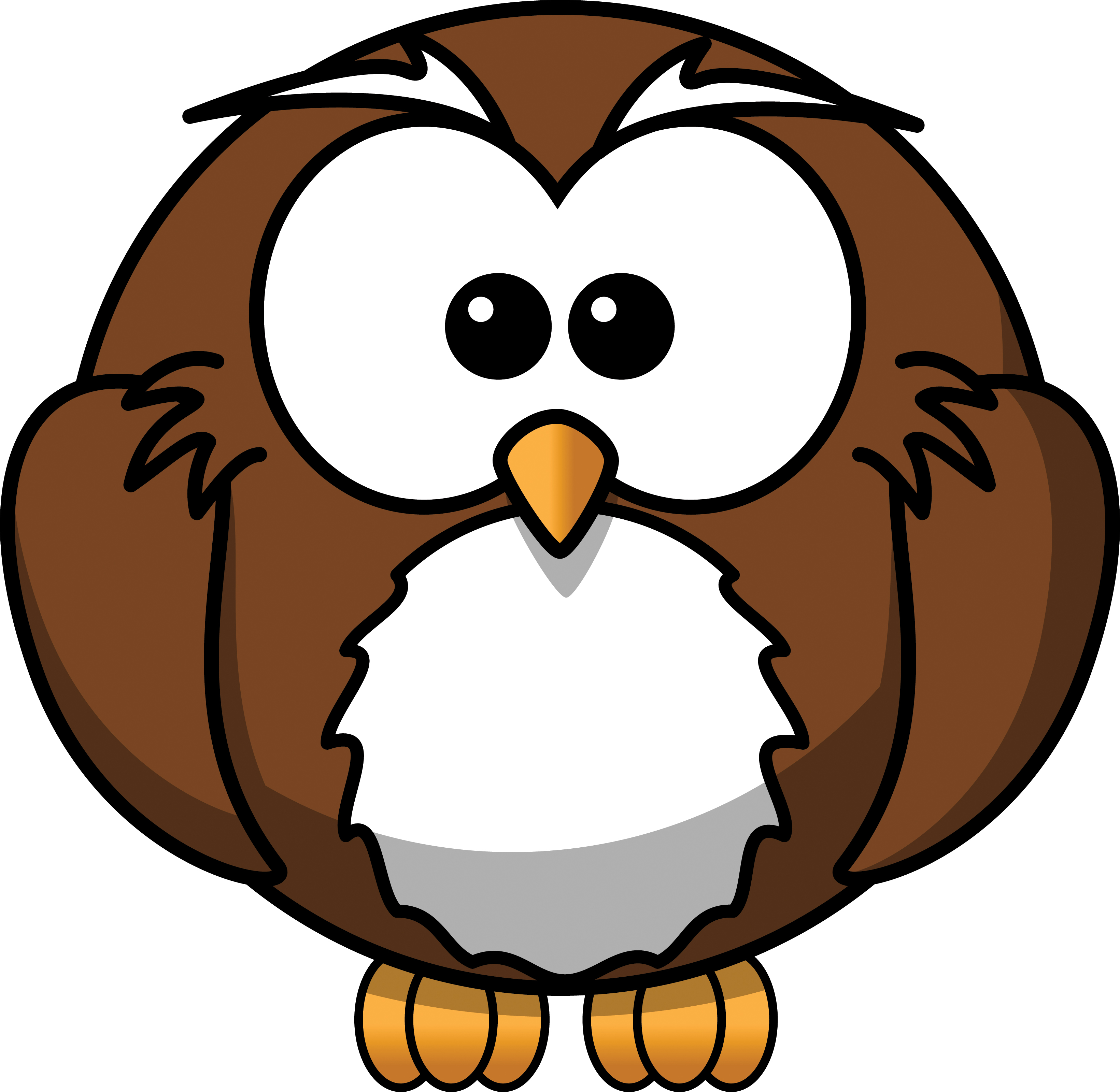 Friendly Cartoon Owl Illustration for Kids’ Content & Educational Sites