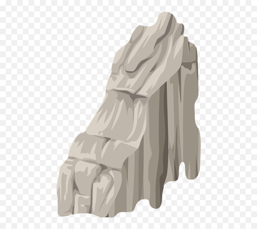 Realistic Rock Formation Illustration for Game Assets & Design Projects