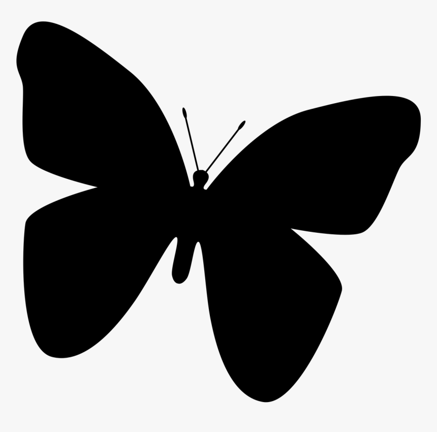 Black Butterflies clip art Digital Collage Sheet vintage butterfly ...