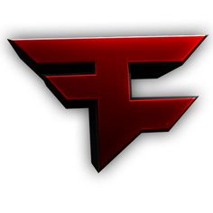 FaZe Clan's iconic red and black stylized 'F' logo, representing the global esports organization.