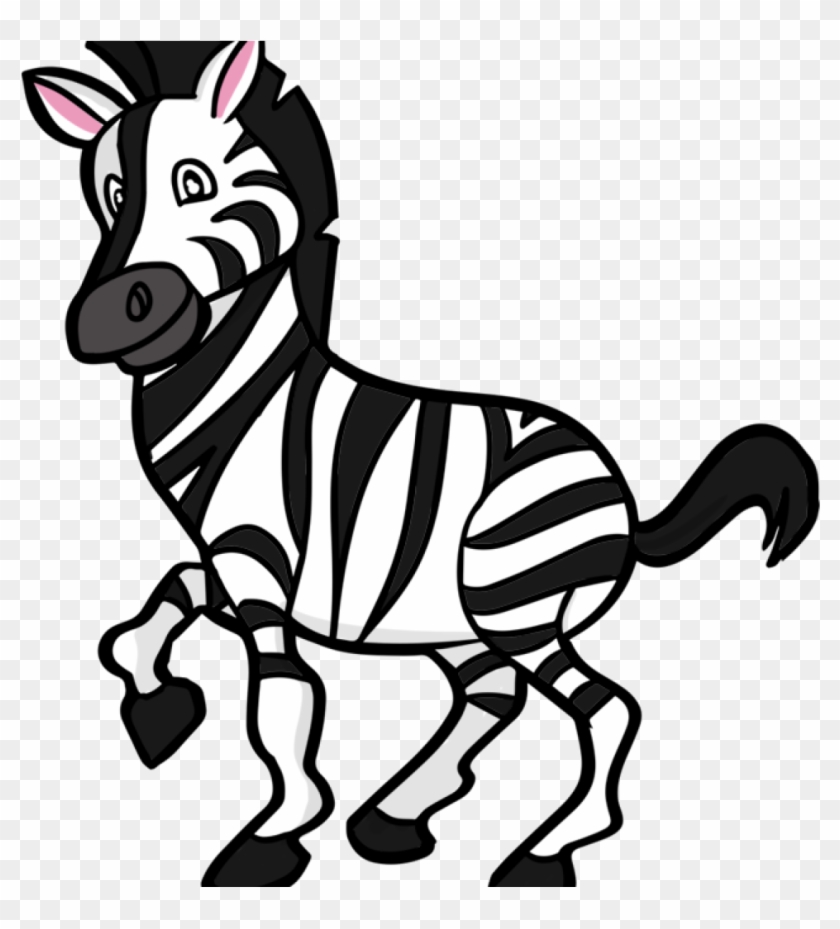 Cute Cartoon Zebra Illustration - Free PNG Download