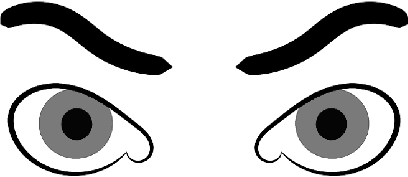 Suspicious Eyes Illustration - Free Vector Graphic for Web & Design