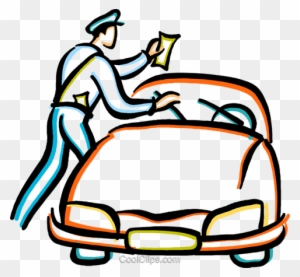 A cartoon-style illustration of a traffic officer issuing a ticket to a driver in a car.