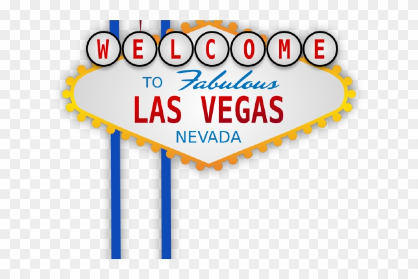 Iconic "Welcome to Fabulous Las Vegas Nevada" sign with classic marquee bulbs and diamond shape.