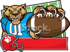 Panther Football Mascot Clipart - Download & Use for Team Branding