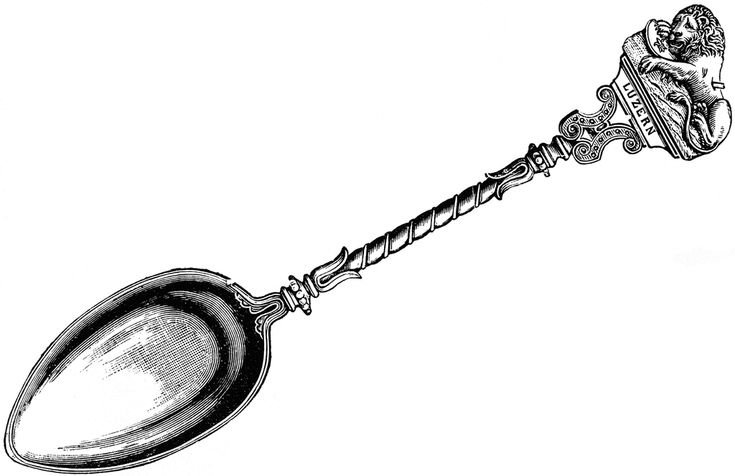 Vintage Lucerne Lion Spoon - Swiss Souvenir Collectible