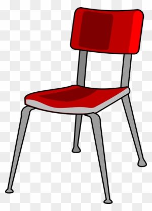 Red School Chair - Durable Classroom Seating for Students