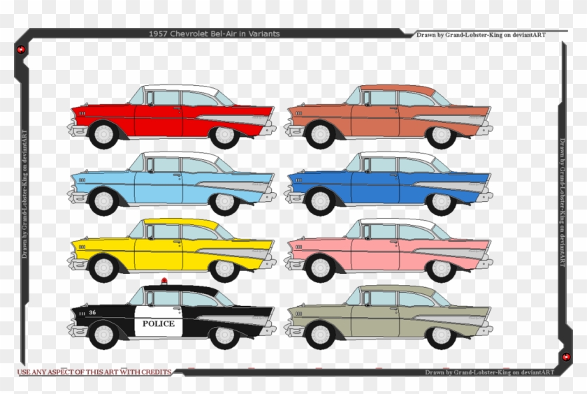 57 Chevy Clip Art Library