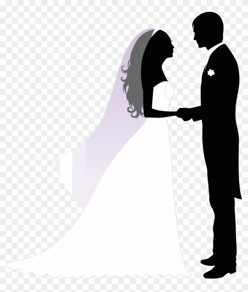 Wedding Couple Silhouette Clip Art PNG Image | Transparent PNG - Clip ...