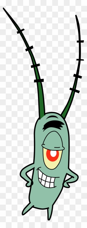 Plankton Character - Iconic SpongeBob Villain Illustration